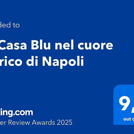 La Casa Blu Nel Cuore Storico Di Napoli 외부 사진